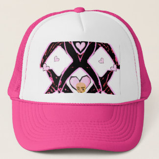 Ribbon of Hope & Support,Breast Cancer_ Trucker Hat