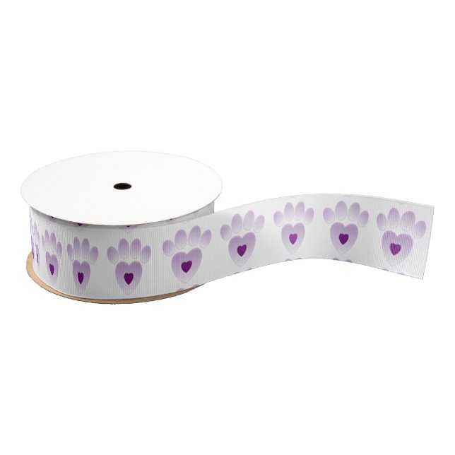 Ribbon - Paw Print (Spool)