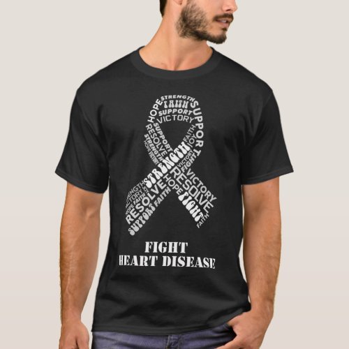 Ribbon Products amp Gifts For Heart Disease Awar T_Shirt