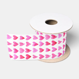 Ribbon - Raining Pink Hearts