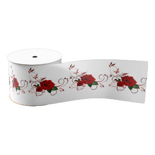 Ribbon Red Roses Mother's Day