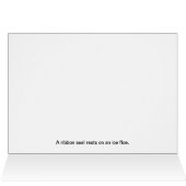Ribbon Seal On Ice Cards (Inside Horizontal (Top))