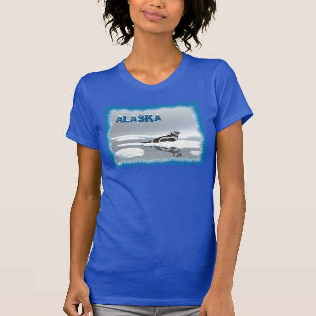 Ribbon Seal On Ice T-Shirt (Front)