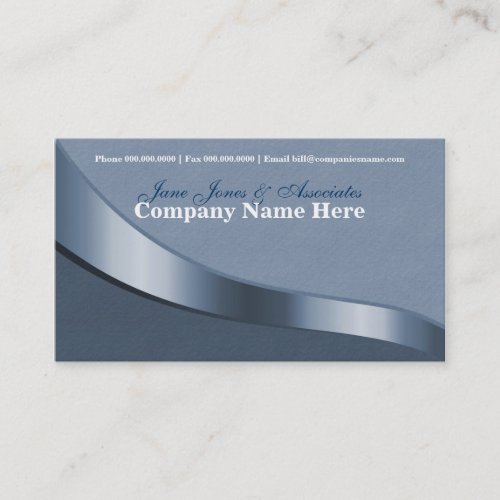 Ribbon Swirl Business Card