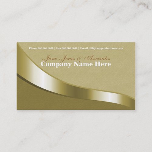 Ribbon Swirl Business Card
