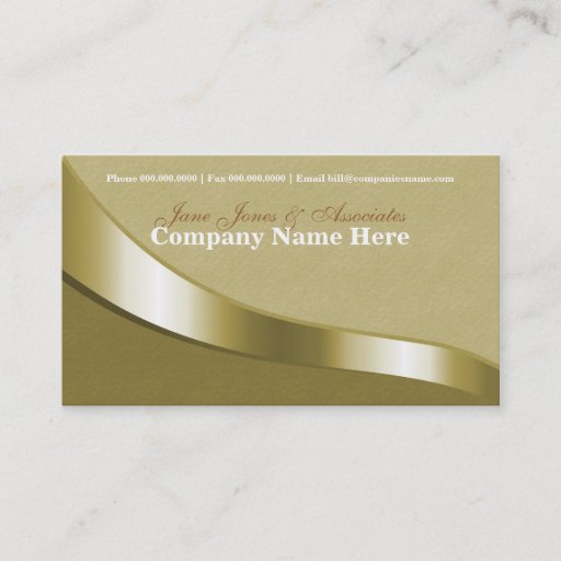 Customizable Ribbon Swirl Business Card