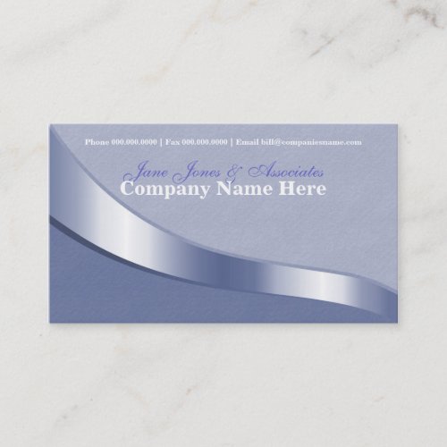 Ribbon Swirl Business Card