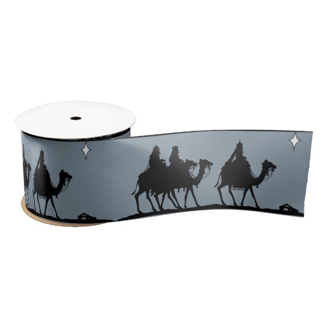 Ribbon Three Wise Men Follow the star of Bethlehem (Spool)