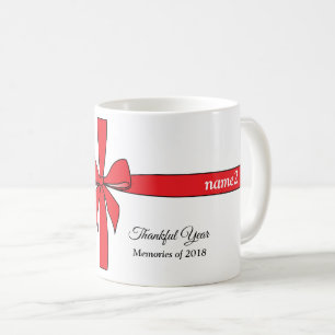 ribbon tie memorial coffee mug