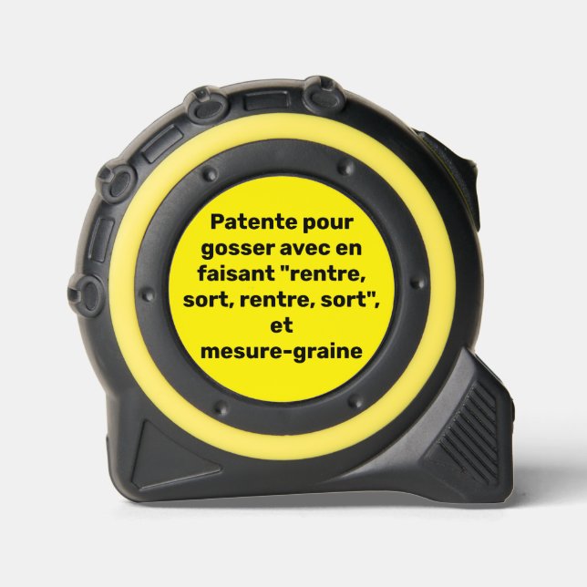 Ribbon to measure honest joke tape measure (Front)