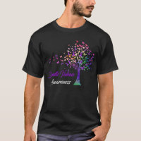 Ribbon Tree Domestic Violence Awareness T-Shirt