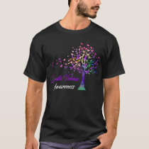 Ribbon Tree Domestic Violence Awareness T-Shirt