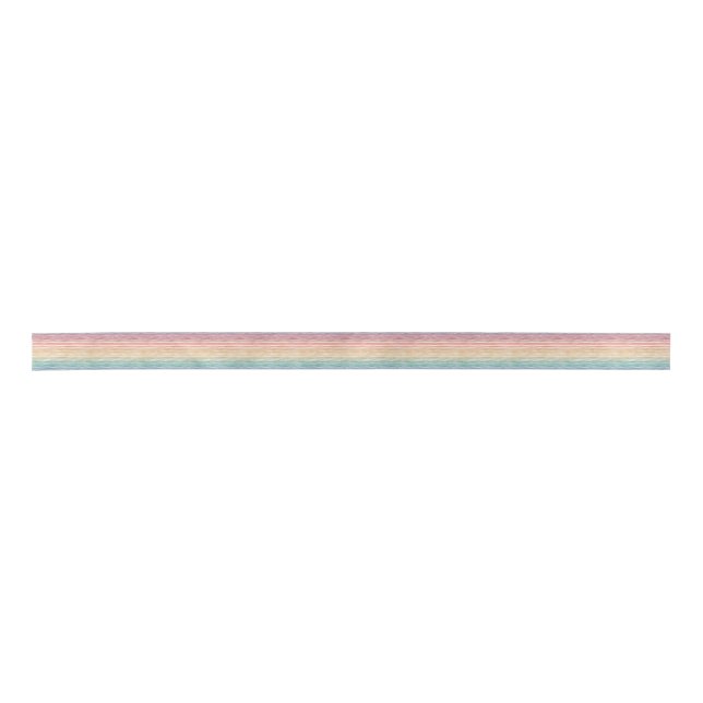 Ribbon Watercolor Rainbow Stripe (Front)