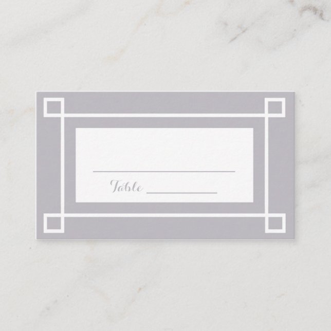 Ribbon : Wedding Place Cards : Business Card (Front)
