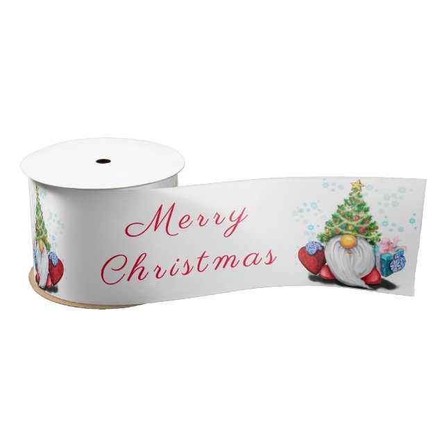 Ribbon with Christmas Gnomes (Spool)