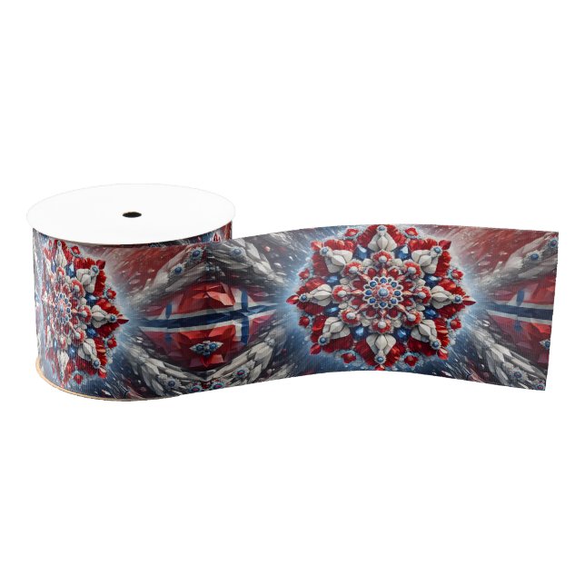 Ribbon with Norway Colors (Spool)