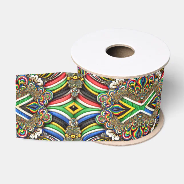 Ribbon with South African Colors | Zazzle