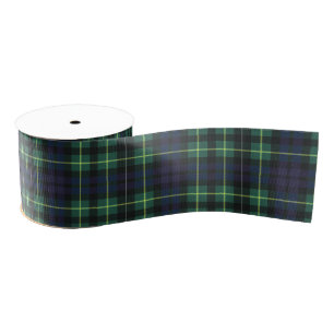 Ribbon - Yellow, Green & Blue Tartan