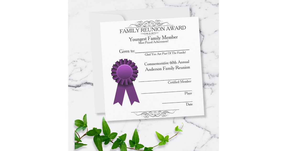 ribbon-youngest-family-reunion-awards-template-zazzle