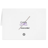 Ribboned Roses Cards (Back Horizontal)