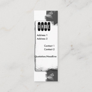 ribbons and lace mini business card