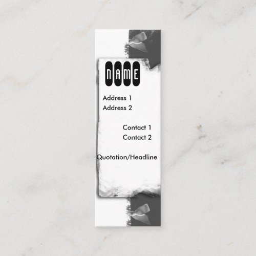 ribbons and lace business card