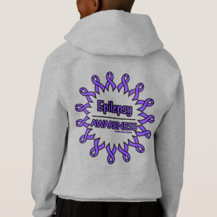 Ribbons/Circle...Epilepsy Hoodie