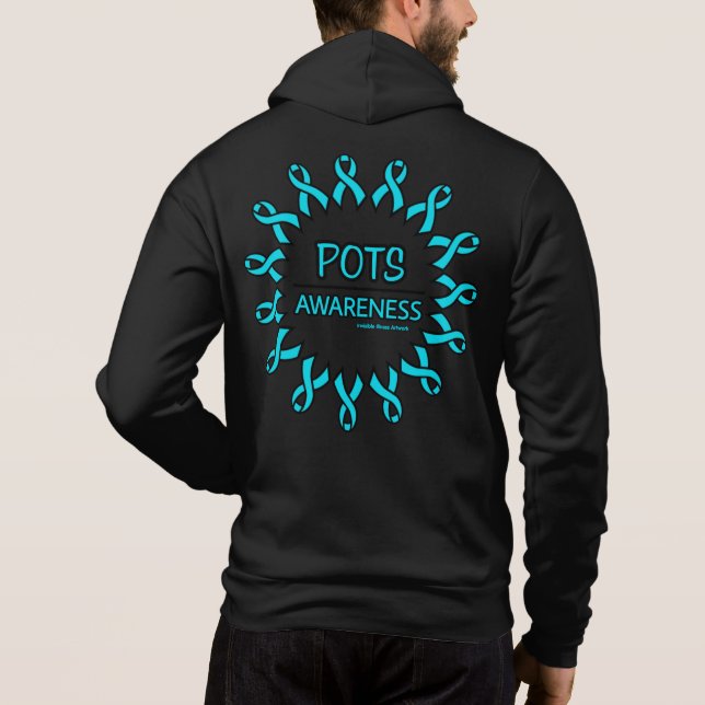 Ribbons/Circle...POTS Hoodie (Back)