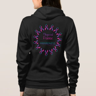 Ribbons/Circle...Thyroid Disease Hoodie