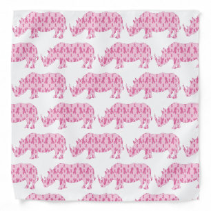 Ribbons for Susan Rhinoceros Bandana