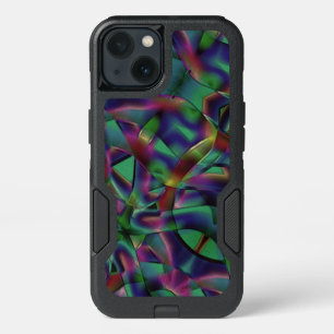 Ribbons intertwined with darkened colors iPhone 13 case