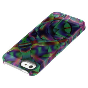 Ribbons intertwined with darkened colors permafrost iPhone SE/5/5s case
