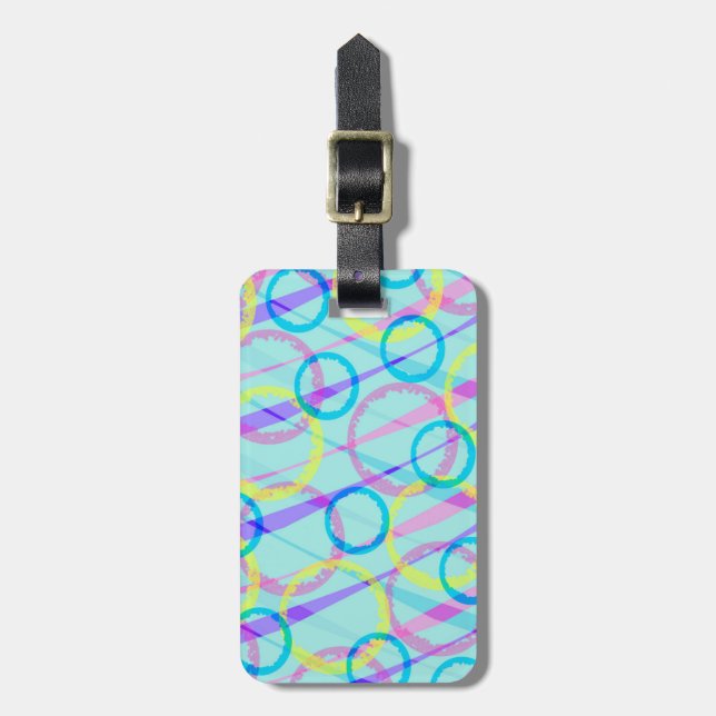 Ribbons Luggage Tag (Front Vertical)
