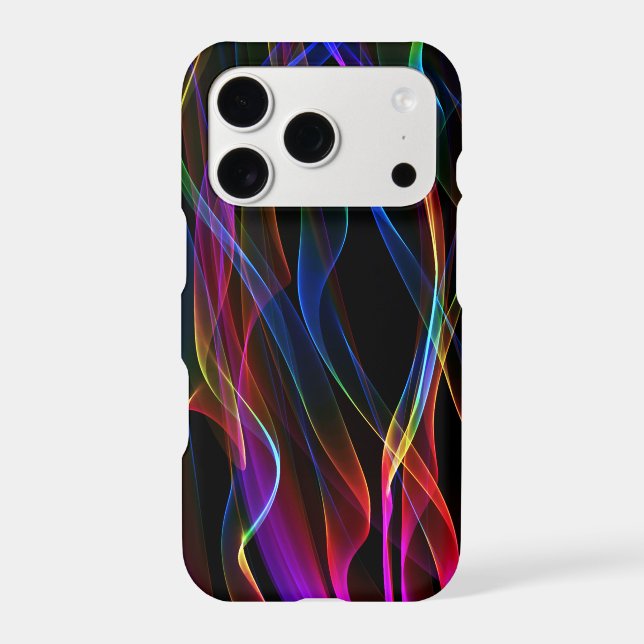 Ribbons of Light Iphone Case (Back)