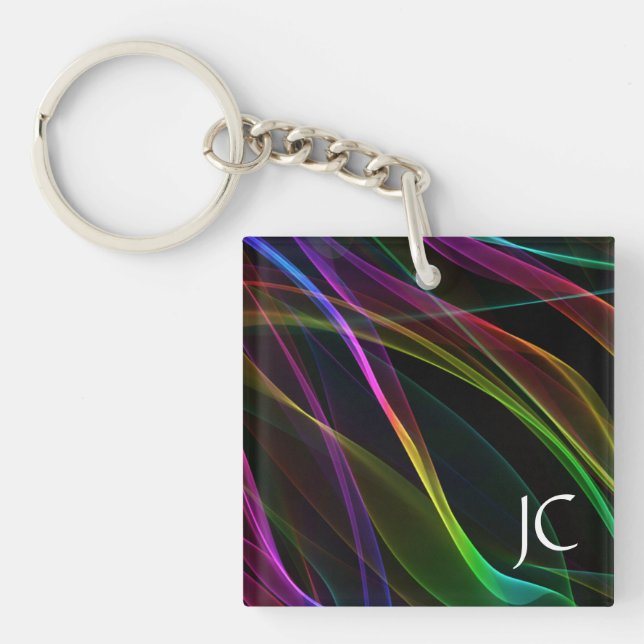 Ribbons of Light Keychain (Front)
