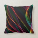 Ribbons of the Rainbow Throw Pillow