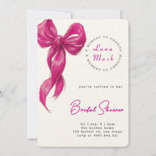 Ribbons & Romance Bridal Shower Invitation