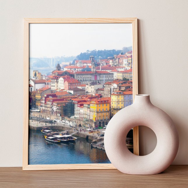 Ribeira and Douro River. Porto, Portugal. Photo Print (Creator Uploaded)