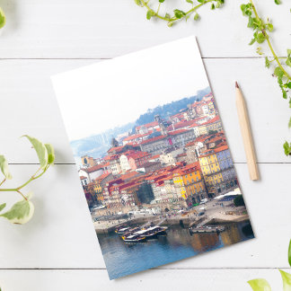 Ribeira and Douro River. Porto, Portugal. Postcard