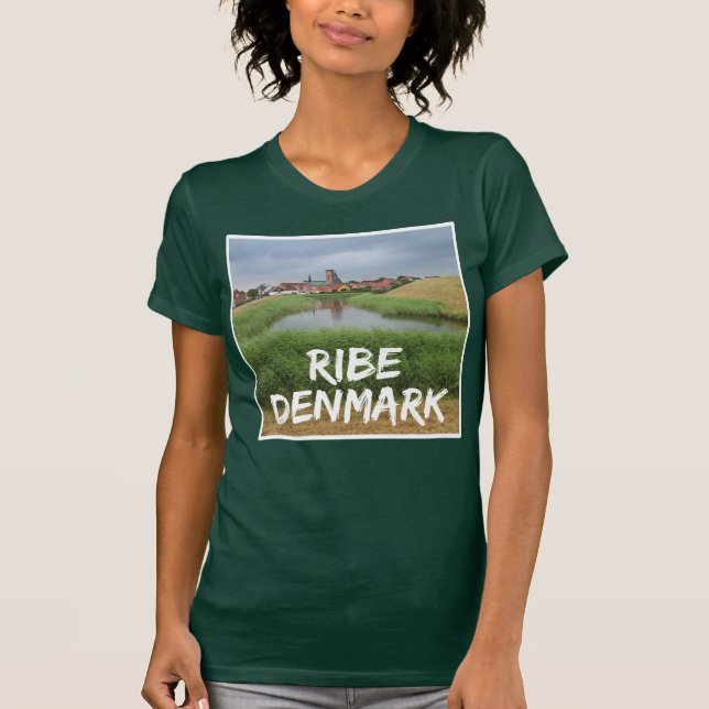 Riberhus and Ribe, Jutland, Denmark T-Shirt (Front)