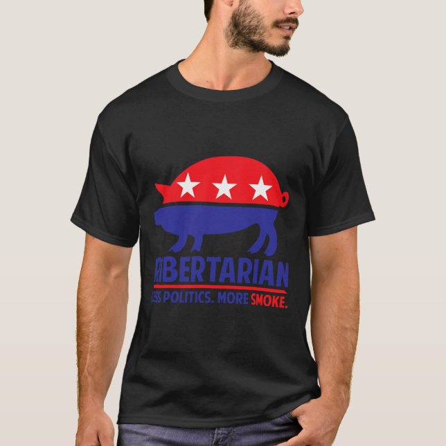 Ribertarian Shirt Bbq And Grill  (Front)