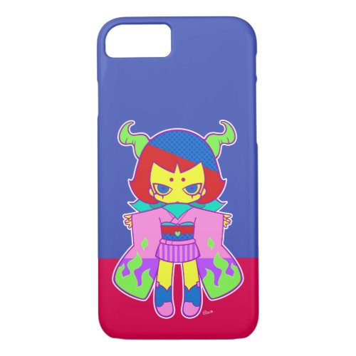 Rica girls C blue and red _ C子青赤 iPhone 87 Case