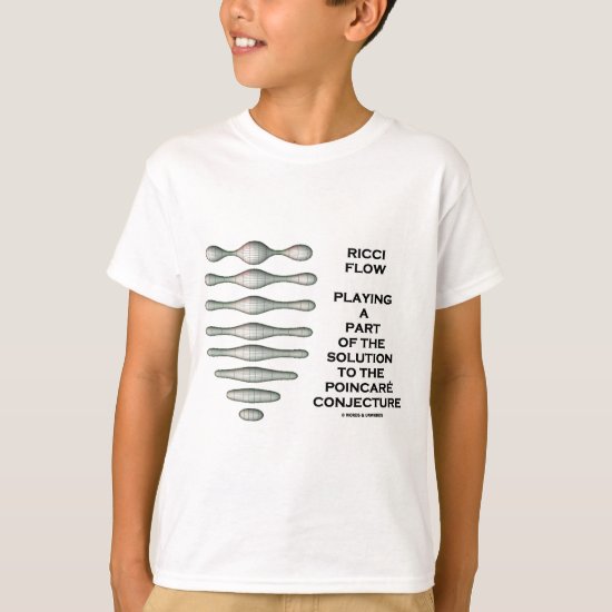 Ricci Flow Solution Poincaré Conjecture (Geometry) T-Shirt