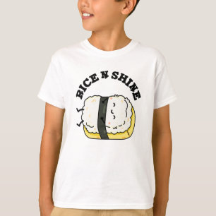 Rice And Shine Funny Sleeping Sushi Pun T-Shirt