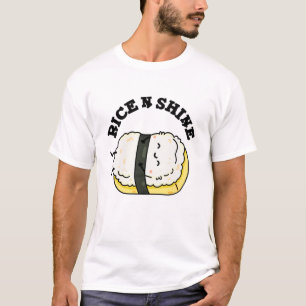 Rice And Shine Funny Sleeping Sushi Pun T-Shirt