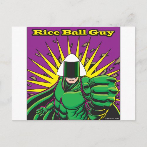 Rice Ball Guy Postcard