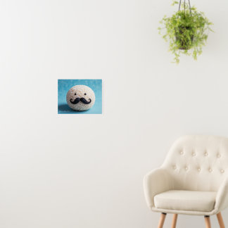Rice Ball with Mustache Foam Board