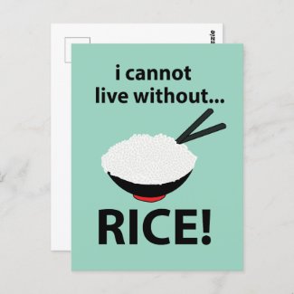 Rice Bowl I Cannot Live Without Rice 