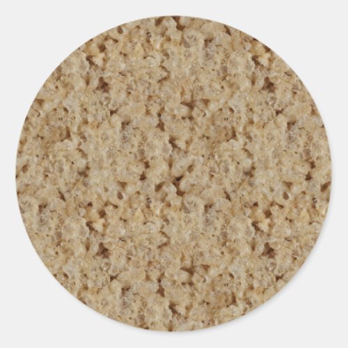 Rice Crispy Treat Classic Round Sticker