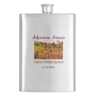 Rice fields adventure awaits bridal shower name fa flask